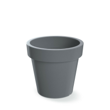 PROSPERPLAST Lofly Kőszürke Műanyag Virágtartó 15,8 cm, 10db-os csomag kerti tárolás