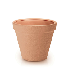 PROSPERPLAST Massive Classic Kőhatású Virágcserép Téglavörös 25,5 cm, 5db-os csomag kerti tárolás