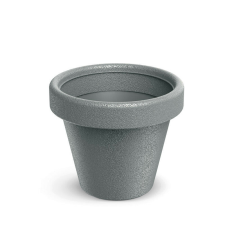 PROSPERPLAST Origina Klasszikus Kőhatású Virágtartó Szürke 30 cm, 5db-os csomag kerti tárolás