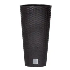 PROSPERPLAST Prosperplast Rato Tubus virágcserép barna 30 cm-es betéttel kerti tárolás