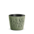 PROSPERPLAST Sandy Round ECO Wood Kör Alakú Virágcserép Zöld 22,5 cm, 10db-os csomag