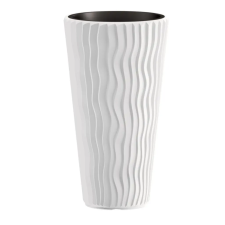  Prosperplast SANDY SLIM virágcserép fehér 39 cm kerti tárolás