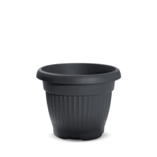 PROSPERPLAST Terra Műanyag Kültéri Virágcserép Antracit 50 cm, 10db-os csomag kerti tárolás
