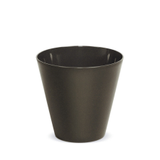 PROSPERPLAST Tubus ECO Wood Kávébarna Virágcserép 25 cm, 10db-os csomag kerti tárolás