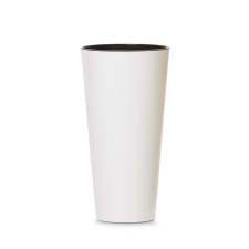 PROSPERPLAST Tubus Slim Shine Magas Kaspó Fehér 25 cm kerti tárolás
