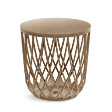 PROSPERPLAST Uniqubo ECO Wood Rácsos Kisasztal Natúr 45 cm bútor