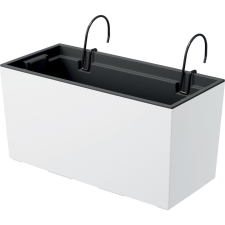 PROSPERPLAST Urbi Balkonláda Horgokkal DUC400W Fehér (CEN-78060) kerti tárolás