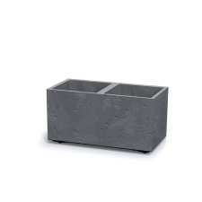 PROSPERPLAST Virágcserép Prosperplast SIERRA CASE beton effect 57,7 cm szürke kerti tárolás