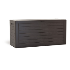 Prosperplast WOODEBOX kerti box, kerti tároló láda, barna 280L kerti tárolás