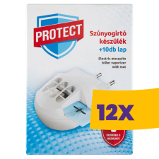 Protect elektromos szúnyogirtó készülék + 10db utántöltő lapka (Karton - 12 csomag) elektromos állatriasztó