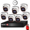 ProVision 5 MegaPixel Provision AHD-20 Dome 7 kamerás kamera rendszer (PR-AHD20-5MP-Dome-7)