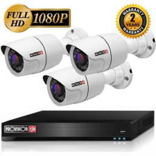 ProVision Full HD IP 3 kamerás kamera rendszer 1920x1080p megfigyelő kamera