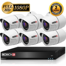 ProVision Full HD IP 6 kamerás kamera rendszer 1920x1080p megfigyelő kamera