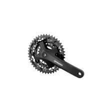 Prowheel MPE-301 négyszögtengelyes MTB hajtómű, 22-32-42T, 175 mm, alumínium, fekete kerékpár hajtómű