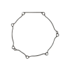 PROX Kuplungfedél tömítés Prox KAWASAKI KXF 450 2006-2015 PROX Motor alkatrészek Tömítések Henger tömítések