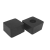 PTC Tools Gumikocka négyzet közepes 120x120x65 mm-es alul sima-lyukas (GK120x120-GF)