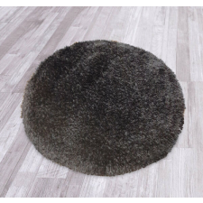Puffy egyszínű kerek szőnyeg 120cm - fekete lakástextília