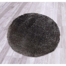 Puffy egyszínű kerek szőnyeg 120cm - fekete lakástextília