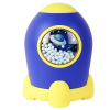 Pufo Dekoratív malacpersely Pufo Rocket Buclucasa, jelszavas nyitás, 18 cm, kék/sárga