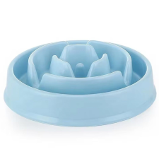 Pufo Tál lassan táplálkozó kutyáknak Pufo Slow Feeder, 20 cm, kék kutyatál
