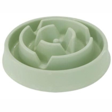 Pufo Tál lassan táplálkozó kutyáknak Pufo Slow Feeder, 20 cm, zöld kutyatál