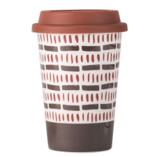  Pufo Tribe kerámia utazóbögre kávéhoz szilikon tetővel, 415 ml bögrék, csészék
