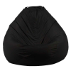  Pufrelax Nirvana Gigant babzsák fotel - Vízálló huzat, kültéri használatra is, polisztirol gyöngyökkel töltve - Fekete