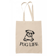  Pug Life - Vászontáska kézitáska és bőrönd