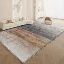  Puha gyapjú szőnyeg - Fekete &amp; Barna 120x180cm DK907930-2 lakástextília