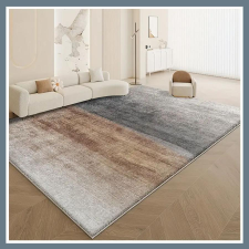 Puha gyapjú szőnyeg - Fekete & Barna 160x200cm DK907930-3 lakástextília