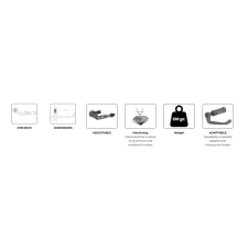 PUIG Brake lever protector PUIG 22151N fekete egyéb motorkerékpár alkatrész