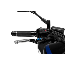 PUIG Brake lever without adapter PUIG 3.0 14PNA extendable folding silver/blue egyéb motorkerékpár alkatrész