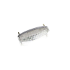 ﻿PUIG Brake rear light PUIG SMILE (110 x 25 mm) 1359W clear lens with license light