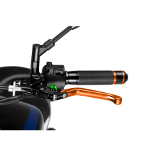 PUIG Clutch lever without adapter PUIG 3.0 210TV foldable orange/green egyéb motorkerékpár alkatrész