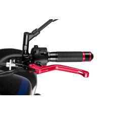 ﻿PUIG Clutch lever without adapter PUIG 3.0 220RN hosszú red/black egyéb motorkerékpár alkatrész