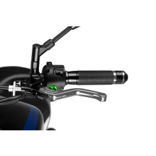 PUIG Clutch lever without adapter PUIG 3.0 230PV rövid silver/green egyéb motorkerékpár alkatrész
