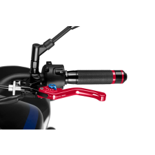 ﻿PUIG Clutch lever without adapter PUIG 3.0 230RA rövid red/blue egyéb motorkerékpár alkatrész
