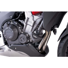 PUIG Frame sliders PUIG PRO 6468N black with grey rubber motorkerékpár idom