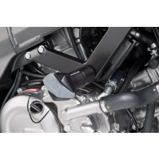 PUIG Frame sliders PUIG R12 1870N black with grey rubber bukócső, bukógomba