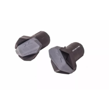 PUIG Frame sliders PUIG R12 4424N black with grey rubber bukócső, bukógomba
