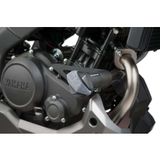 PUIG Frame sliders PUIG R12 7723N black with grey rubber bukócső, bukógomba