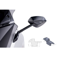 ﻿PUIG Mirror adaptor PUIG ADAPTER LEFT SIDE FOR FAIRING TMAX 12'-13 9573N fekete to fairing egyéb motorkerékpár alkatrész