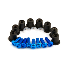 ﻿PUIG Puig csavar készlet, kék Puig Vázak, idomok, kiegészítők Csavarok és alkatrészek egyéb motorkerékpár alkatrész