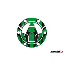 PUIG Puig Radical Kawasaki üzemanyagtank sapka fedél / zöld Puig  Vázak, idomok, kiegészítők Tanksapkák egyéb motorkerékpár alkatrész