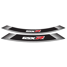 ﻿PUIG Rim strip PUIG GSXR 5525B white set of 8 rim strips tankpad