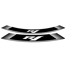 PUIG Rim strip PUIG R1 5529B white set of 8 rim strips tankpad