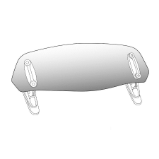 ﻿PUIG Spare visor PUIG 6873W clip-on áttetsző bukósisak