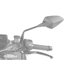 PUIG Visszapillantó tükör PUIG RS1 70° FAIRING FITTING 7346C carbon look jobb motorkerékpár visszapillantó