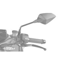 PUIG Visszapillantó tükör PUIG RS1 FAIRING FITTING 7344C carbon look jobb motorkerékpár visszapillantó
