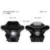 ﻿PUIG Windscreen PUIG HIGH-ROAD SPORT 22109J matt black